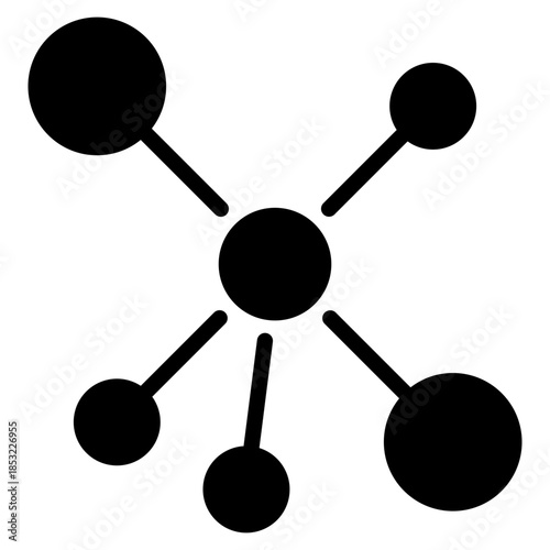 Nodes Icon Element For Design