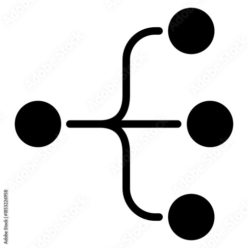 Branch Icon Element For Design