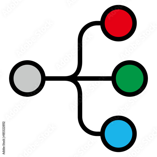 Branch Icon Element For Design