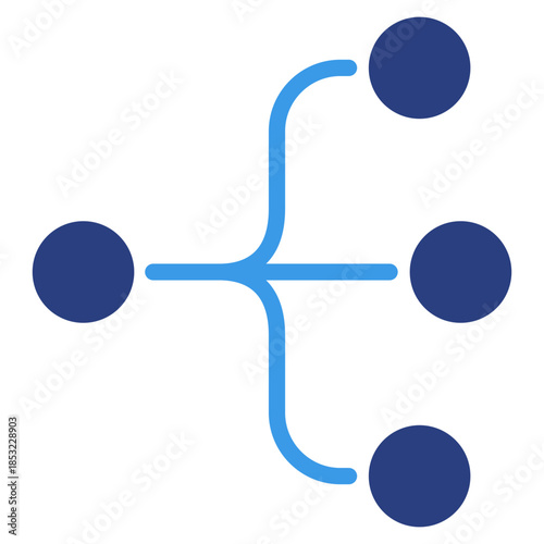 Branch Icon Element For Design