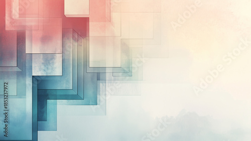 Presentation background with geometric patterns. Business slide template.