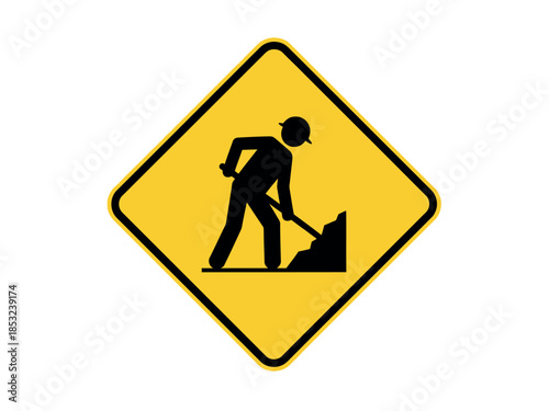 Caution road workers ahead be prepared for construction and possible delays high quality