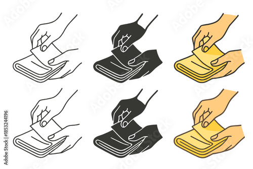 Art of Dough Lamination. Hands folding thin buttered dough layers with precision, illustrating lamination in pastry making, clean