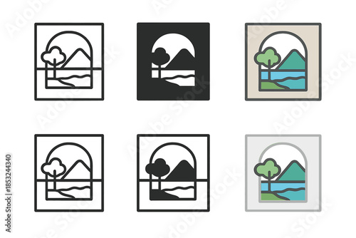 Shakkei Design Evolution. Overhead plan of shakkei design showing framed views integrated with horizon line, modern spatial