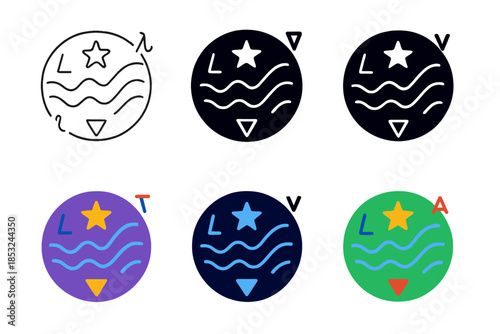 Lagrangian Symmetry Visualization. Abstract visualization of Lagrangian field equation components forming circular balance of