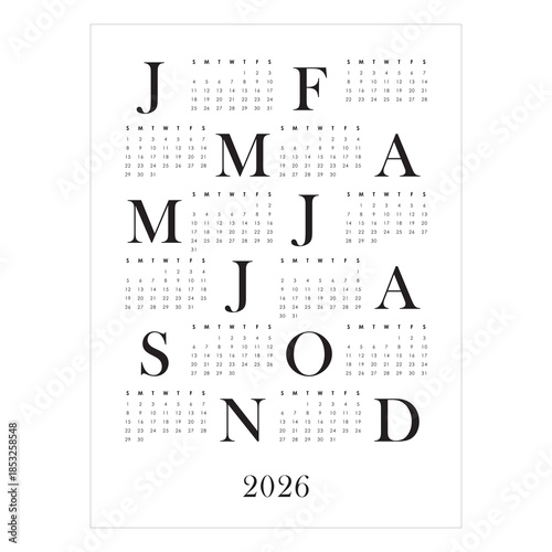Photos CALENDAR 2026