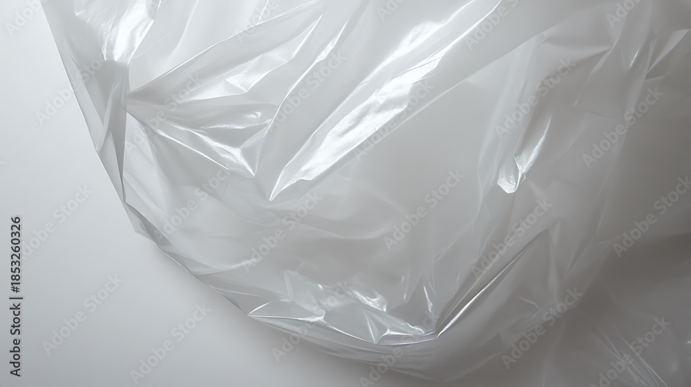 Obraz premium Translucent elegance unfolds in delicate folds, capturing the ethereal essence of light and shadow. A minimalistic dance of textures, textures, textures, textures, texture.