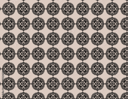 seamless monochrome pattern