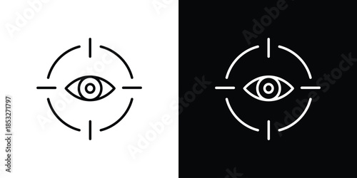 Trackability icons for UI elements. High-quality vector illustration.