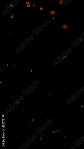 Fire Flame Slow Motion Vertical Video 4k