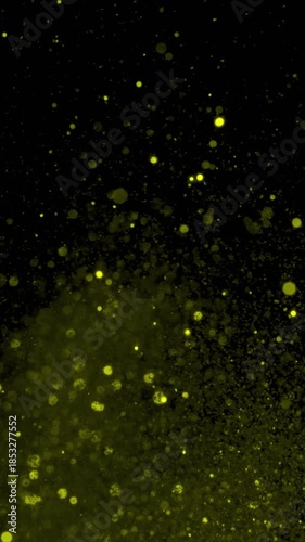 Glitter Particles Explosion and Falling