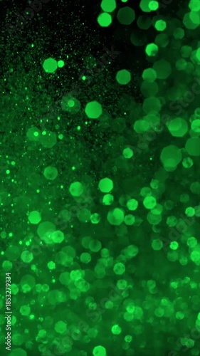 Glitter Particles Explosion and Falling