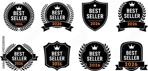 Best seller badge Set for Business Awards
