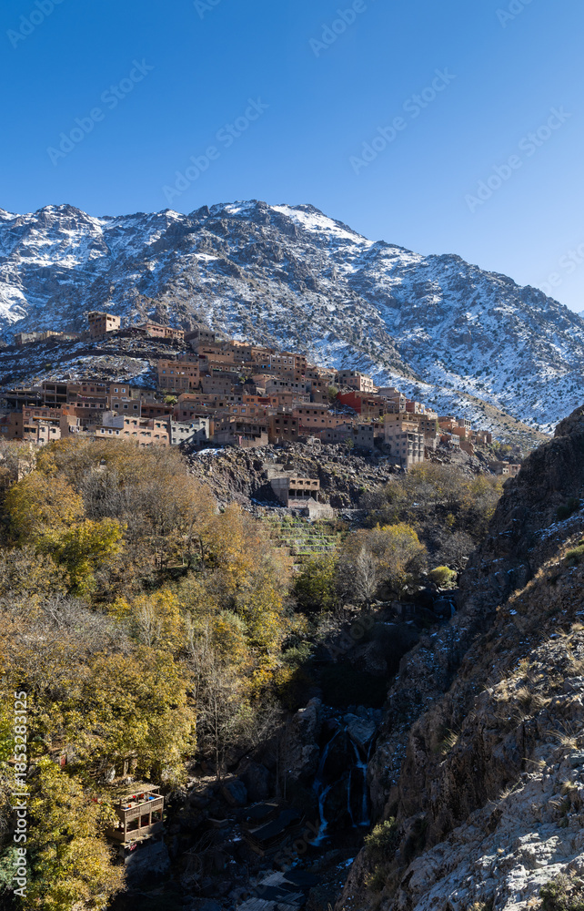 Fototapeta premium traditional berber village in the Atlas mountains