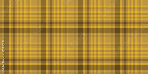 Picnic background tartan vector, livingroom seamless plaid textile. Inspiration pattern check fabric texture in amber color.