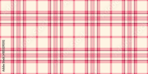 Uk vector background tartan, setting plaid pattern textile. Quality fabric check texture seamless in red and old lace colors.