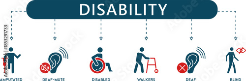 AccessAbility Pro Disability and Inclusion Awareness Infographic Icons (6+ Vector Accessibility Symbols)