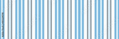 Picnic pattern texture textile, dreamy vector fabric background. Independence day seamless vertical lines stripe in white and cyan colors.