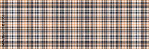Kitchen seamless vector textile, seasonal check plaid texture. Foot fabric background tartan pattern in white and sandy brown colors.