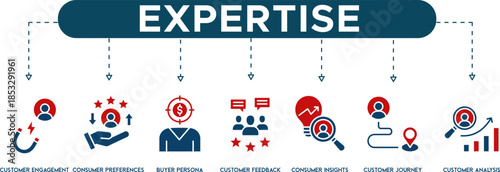 CustomerIQ Pro CX Strategy and Journey Mapping Infographic Icons (7+ Vector Customer Analytics Symbols)