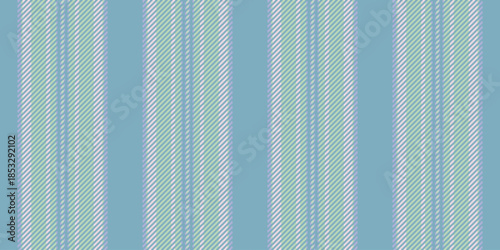 Tarmony vector pattern stripe, hobby background textile seamless. Seel lines vertical texture fabric in light and cyan colors.
