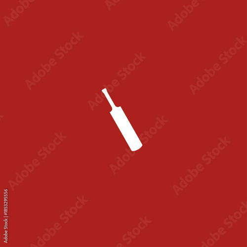 Cricket bat icon flat vector design