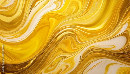 yellow marble texture background ai generated