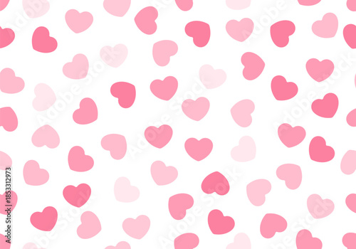Seamless pattern with pink hearts. Set of Valentines day vector patterns. Seamless heart pattern. Seamless vector pattern with pink hearts. Valentine's Day design