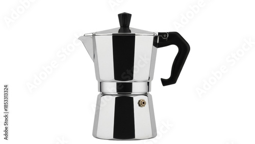 Canvastavla Classic stovetop espresso maker isolated PNG, Italian moka pot for coffee brewin