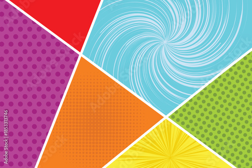 Comic Book  Design Element Vector