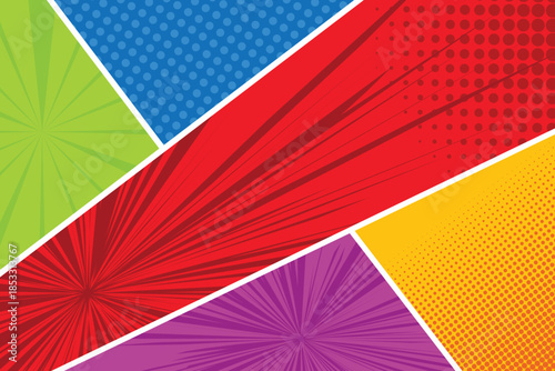 Comic Book  Design Element Vector