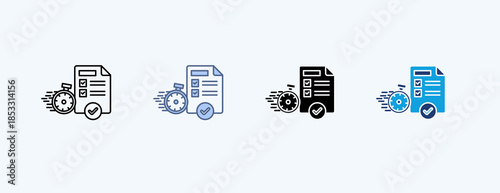 Policy Response Multiple Icon Illustration Vector