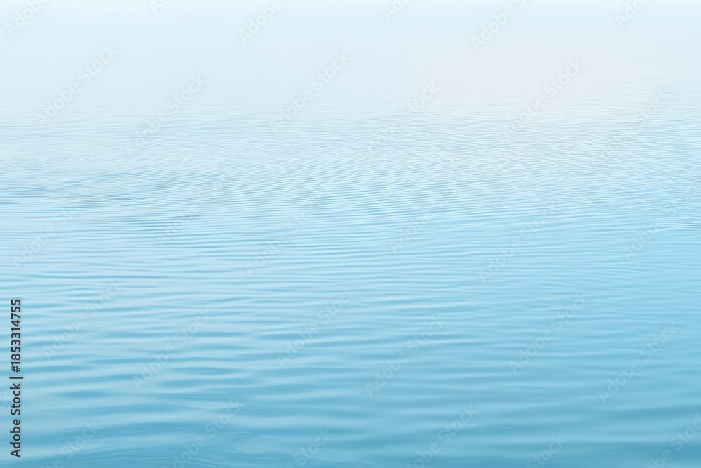 Naklejka premium Tranquil Waters with Gentle Ripples and a Calm Atmosphere, Perfect for Relaxation and Serenity