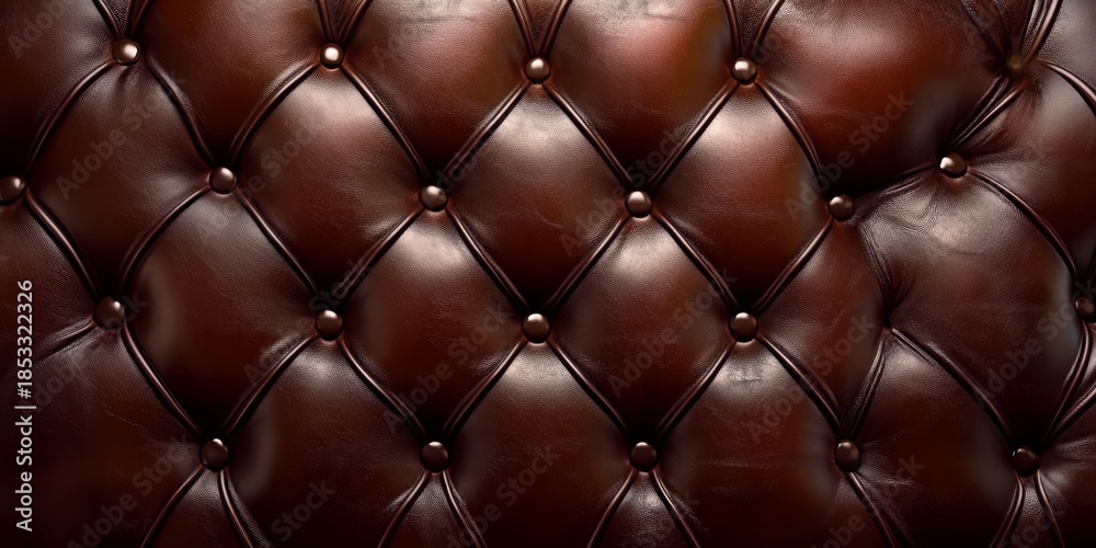 Obraz premium Elegant Upholstered Patterned Texture Background for Interior Decor, Stylish Furnishings, and Design