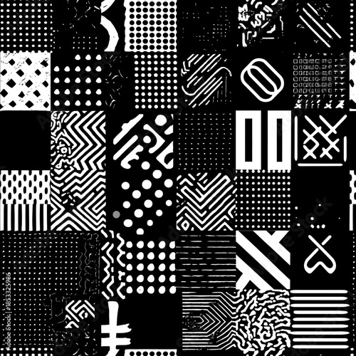 Graphic design texture pattern black and white branding elements auxiliary graphics highend premium highend