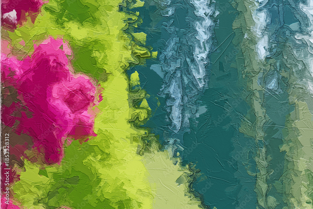 Fototapeta premium Various oil paintings, flowers, tulips, lakes, forests, landscapes, chrysanthemums, roses, peonies, figures, mountains, cats, dogs, goldfish