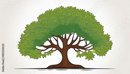 tree isolated on white background