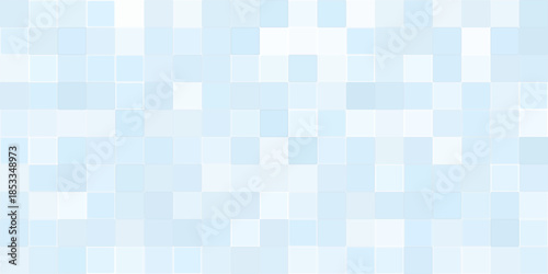 Blue tile design for wall and floor in kitchen, bathroom, toilet and living room. Clean square ceramic tiled grid pattern. Vector illustration.