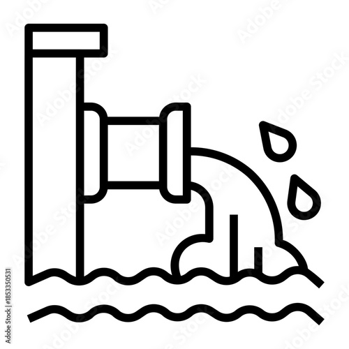 water management Line Icon