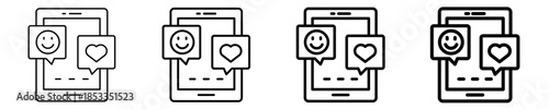 User Feedback Icon Set Different Style Collection