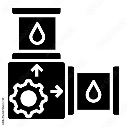water management Solid icon