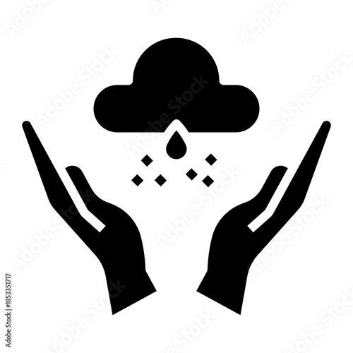 water management Solid icon