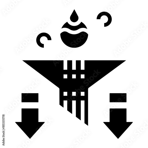 water management Solid icon