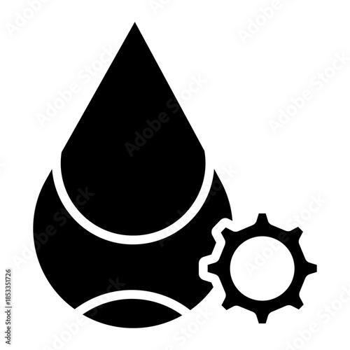 water management Solid icon