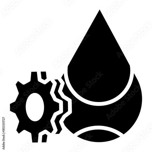 water management Solid icon