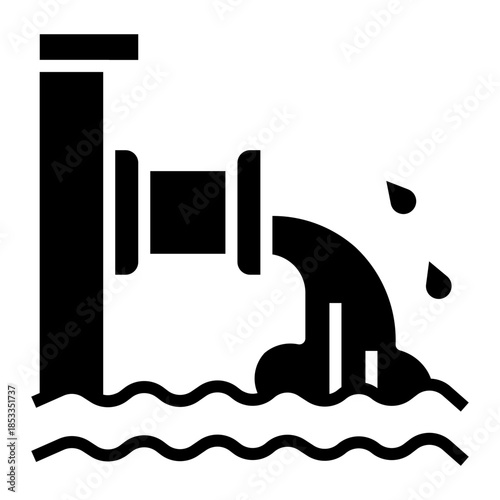 water management Solid icon