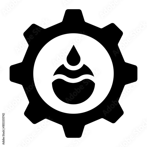 water management Solid icon