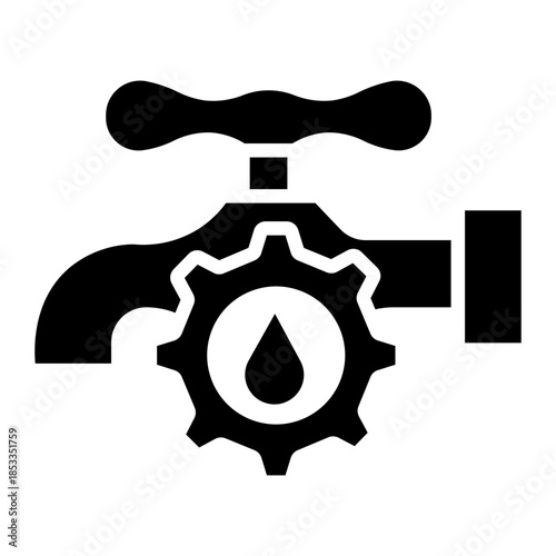 water management Solid icon