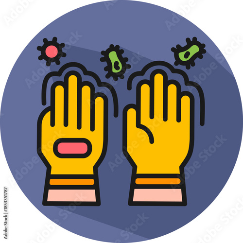 Safety Gloves isometric icon