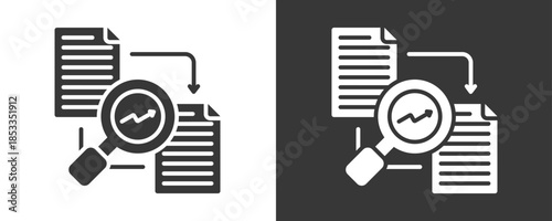 Descriptive Icon Set Vector Collection Isolated In Black And White
